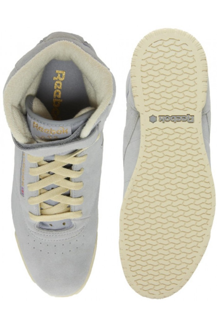 Reebok Exofit Clean Hi - Рийбок мъжки кецове в сиво.